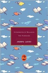 Book cover of The Namesake by Jhumpa Lahiri.